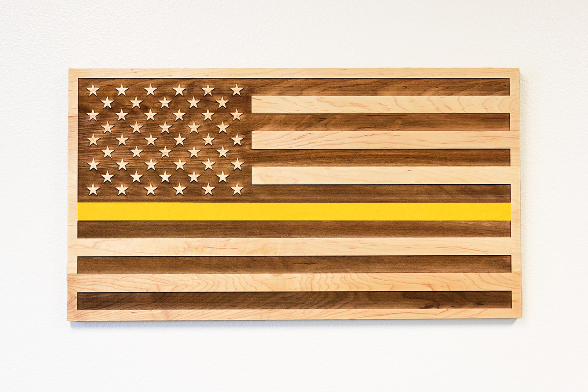 American Flag Wooden Wall Art